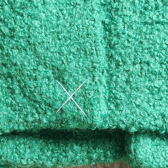 WANTED/SALE  00 A-line topcoat in Italian wool-bouclé blend - Picture 10 of 15